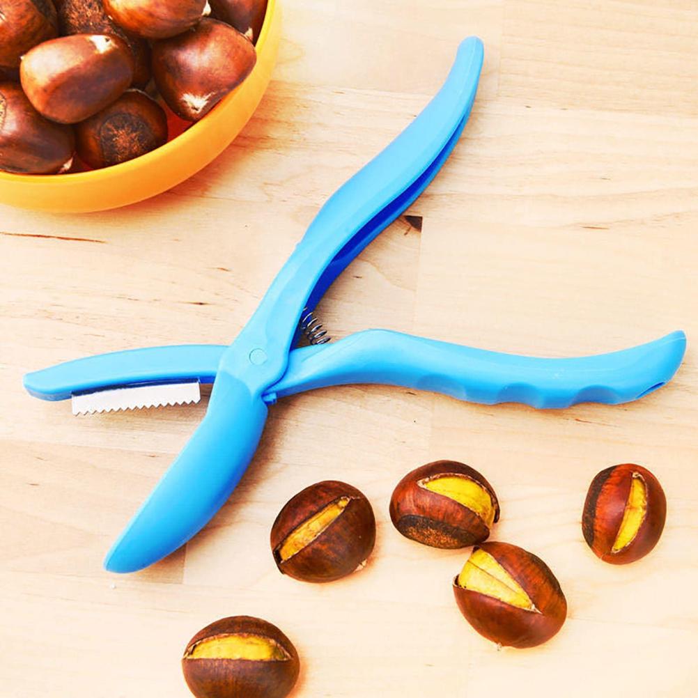 Chestnut Clip Chestnut Peeler Scissors Kitchen Nut Tool Ergonomic Chestnut Tongs Practical Tool for Peeling