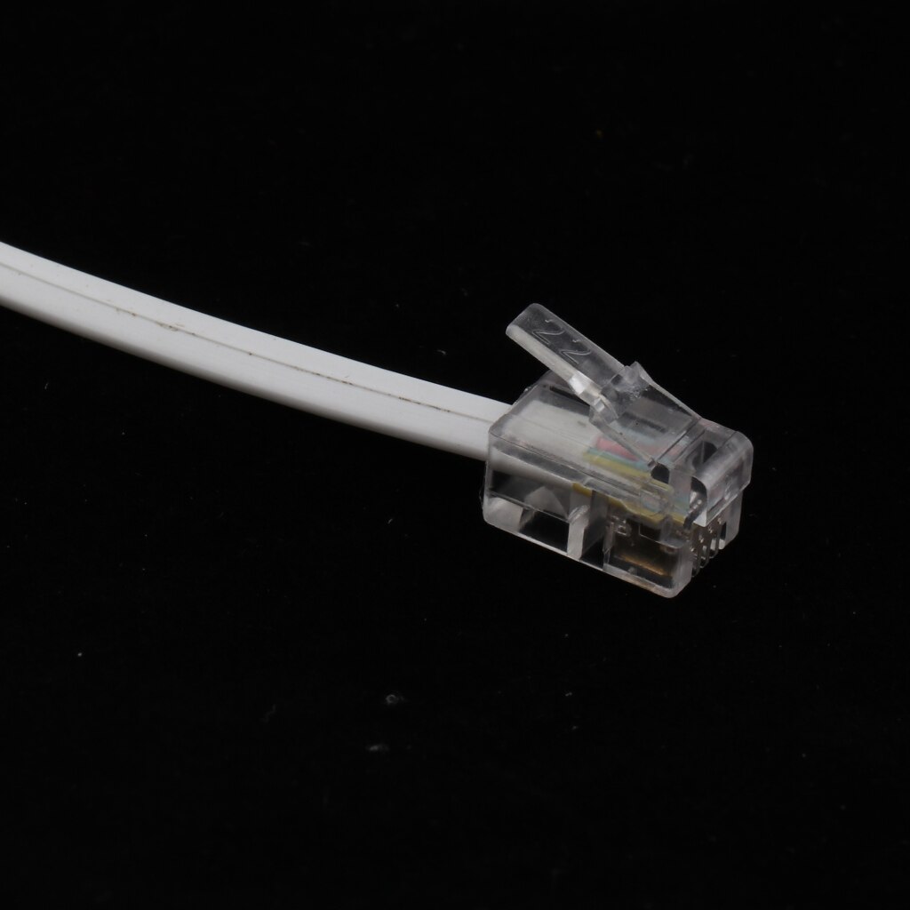 RJ22 Telephone Phone Handset Cable, Coiled Length 1 to 5 Feet Uncoiled Landline Phone Handset Cord Wire 4P4C