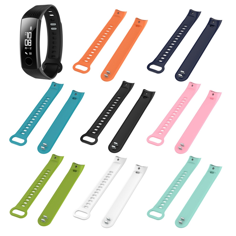 wristbands For Tracker accessories TPE Sports Wrist Band Bracelet Strap for Huawei Honor Band 3 Smart Fitness Tracker 11.26