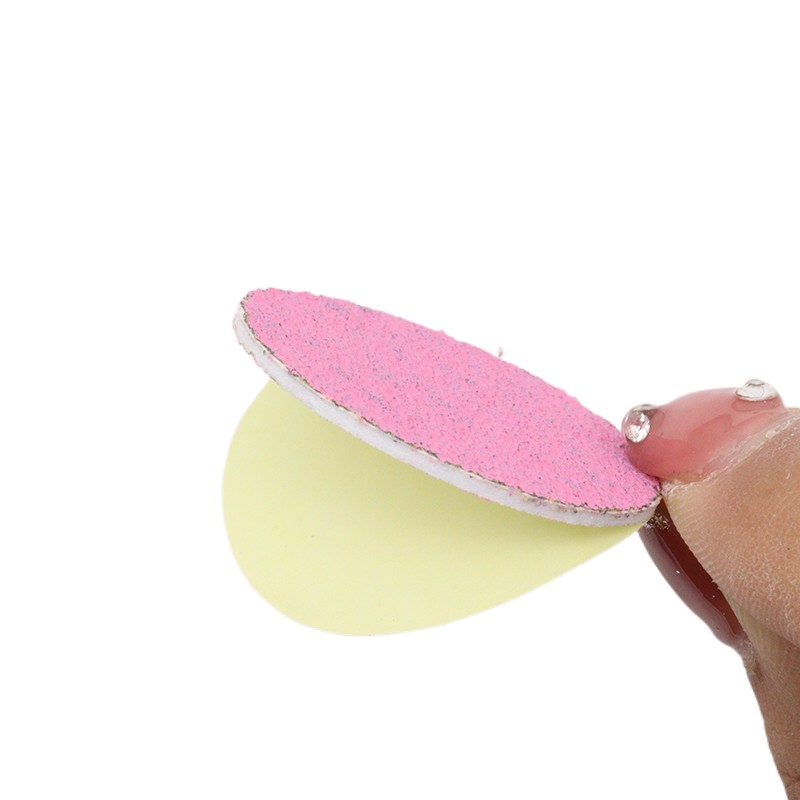 ~ papier abrasif blanc 50/pièces pédicure outils de soins des pieds 15mm 20mm 25mm 35mm foret à ongles disque disque Salon callosités remplaçable