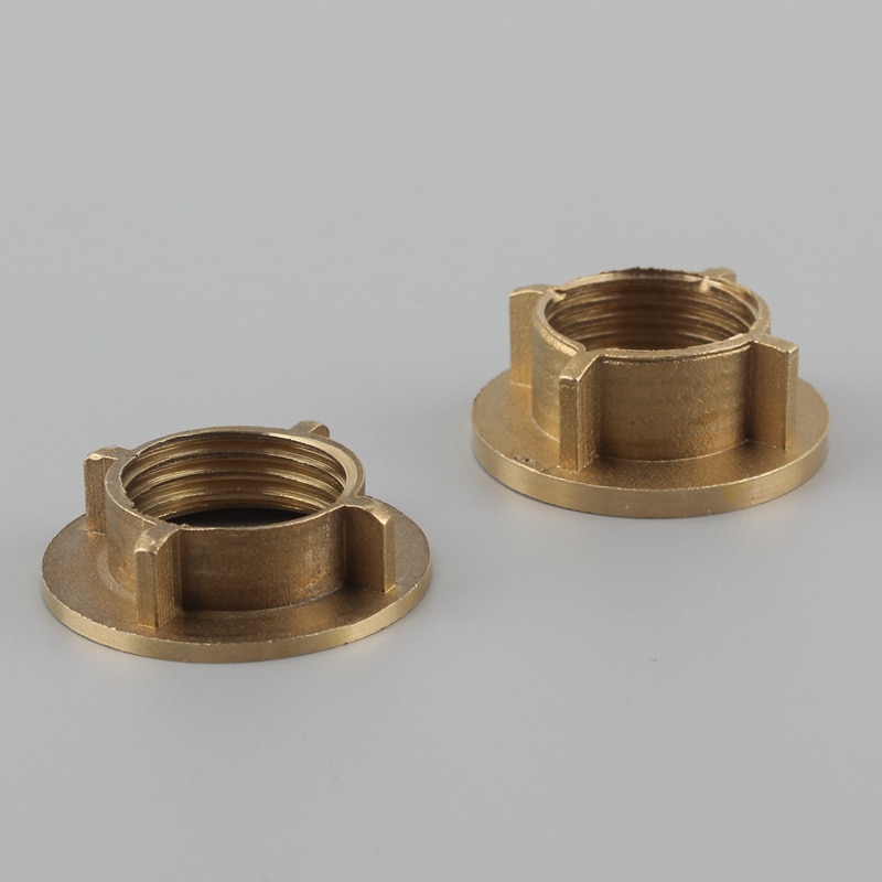 Brass Kitchen Water Tap Adapter G1/2'' Thread Nut Faucet Fixed Connector Basin Inlet Accessories