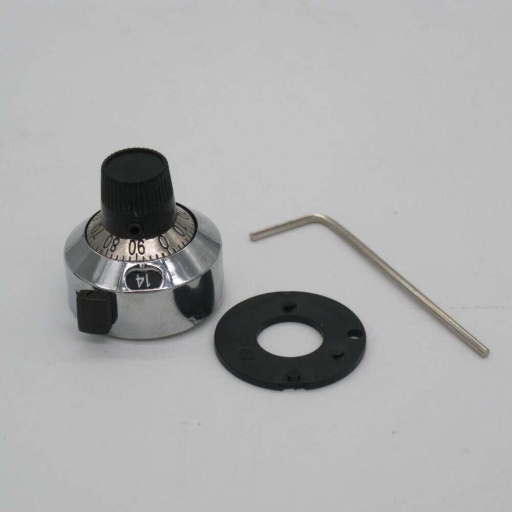 Potenciómetro multivuelta rotativo lateral, 1 Uds., diámetro de eje de 470 ohm, potenciómetro de 10 vueltas, 10 anillos + 1 ud. Perilla Digital