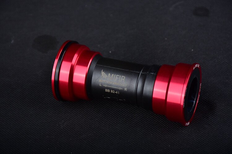 BB-C68 Ordinary Bottom Bracket Road Bicycle Bearing Axis Bottom Bracket Mountain Bike Bottom Bracket Bike Parts: Press Red