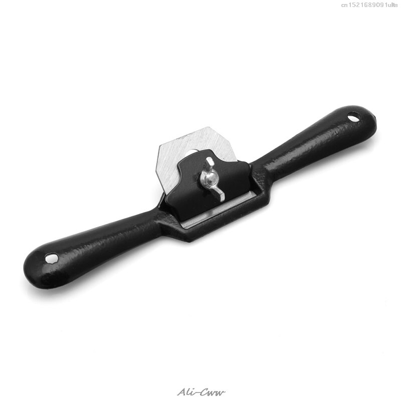 Herramienta plana para afeitar con aspas, cepillo de radios de y 45mm, para trabajo en madera, 2 manos