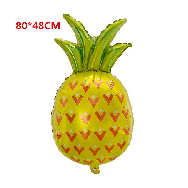 Ballon en feuille d'aluminium, Fruit, pastèque, ananas, Cactus, flamand rose, pour fête d'anniversaire, mariage, , Festival, jouet décoratif