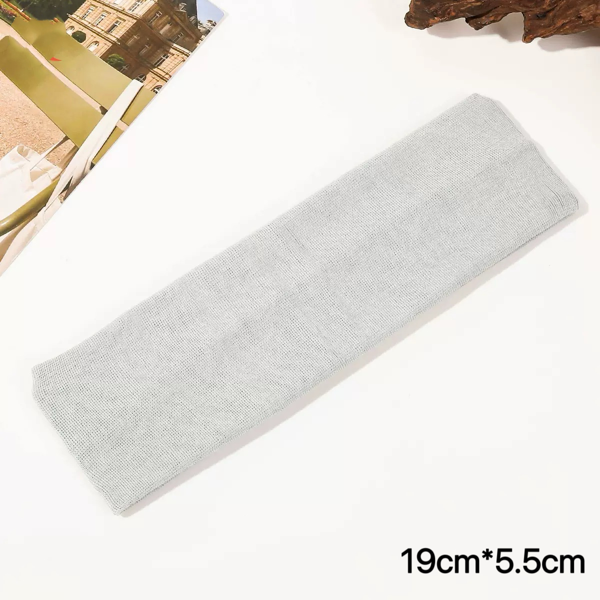 1 Stück schwarze Stirnbänder für Frauen, rutschfest, weiches Haar-Accessoire, Sterne-Kopfwickel für Frauen, Yoga, trainieren