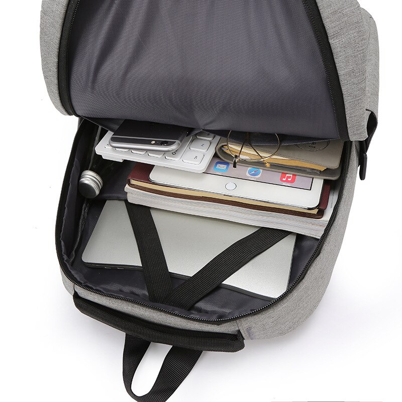 Bogtaske skoletasker til teenage rygsæk afslappet taske notesbog lærred lynlås preppy stil buet skulderrem