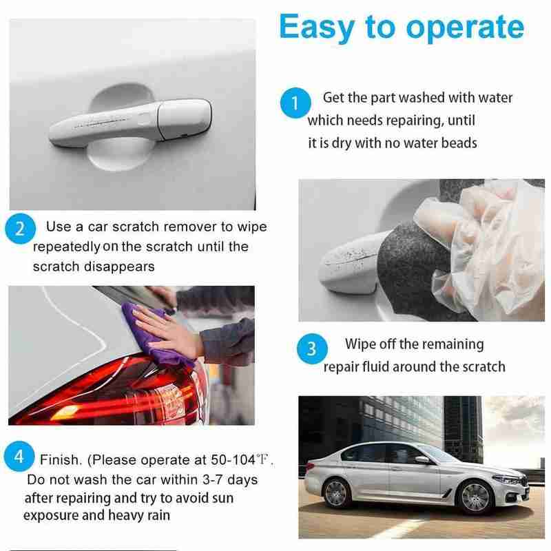 Nano Magie Blitz Tuch Auto Kratzer-entferner Mangel Tuch Entfernen Licht Farbe Zerkratzt Schmutz Reparatur Mittel Auto Zubehör