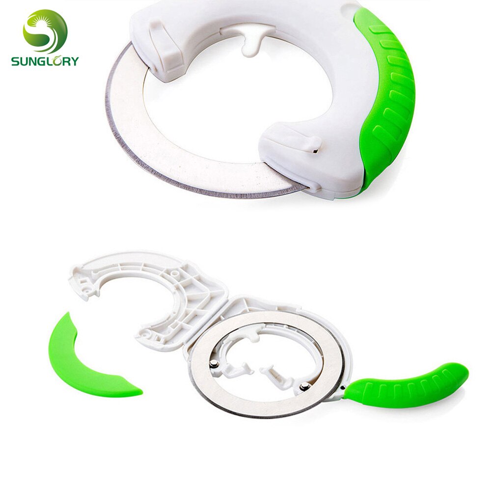 Multifunctional Stainless Steel Circular Knife Annular Cutter Rolling Vegetable Choppers Meat Slicer Pizza Cutter Kitchen Knife