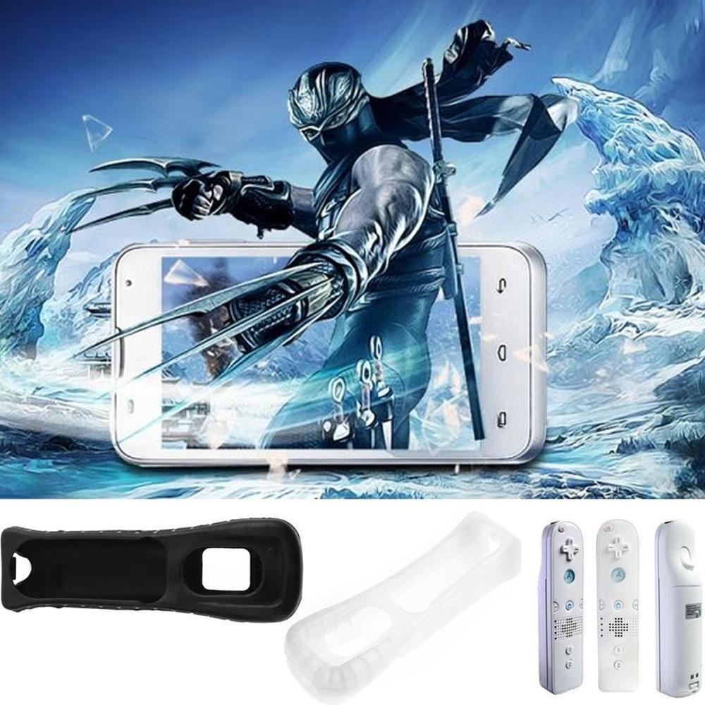 Black/White color Silicone Cover Case Skin Pouch Sleeve Remote Protective Shell Controller REMOTE For WII Housing Cover Z7E2