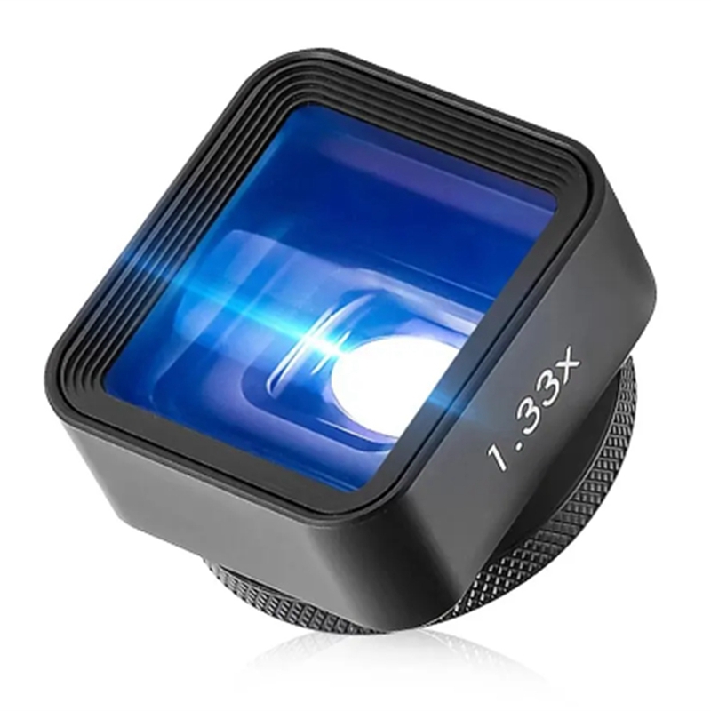 1 Stuks 1,33x Anamorfe Lens Mobiele Telefoon Video Breedbeeld Film Lens Door Filmic Pro App