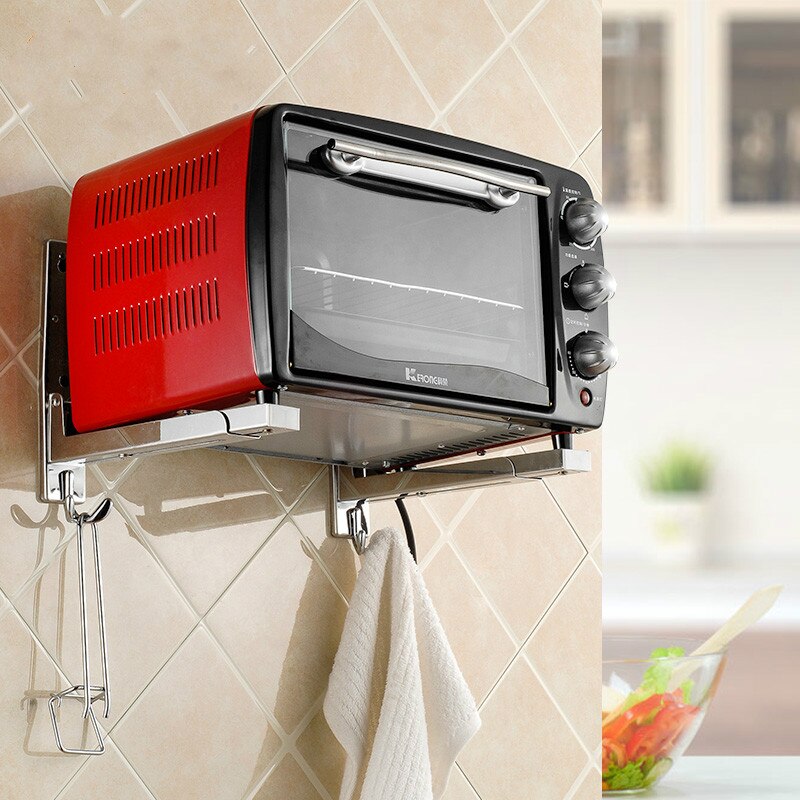 Magnetron Rek Muur Gemonteerde Keuken 304 Rvs Magnetron Rack Sub Bracket Hanger Beugel Lu5035