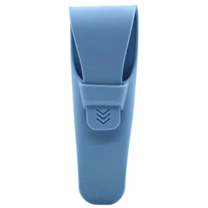 Portable Travel Razor Blades Holder Box Shaver Case Men Women Shaving Machine Storage Tool Bathroom Clean Organizer: Blue