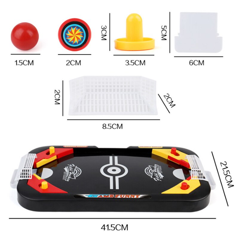 Mini 2in1 FußBall Und Eishockey Schreibtisch Spielzeug wettbewerbsfähig Spiele Eltern Art Interaktion freundlicher Pädagogisches Freizeit Spielzeug