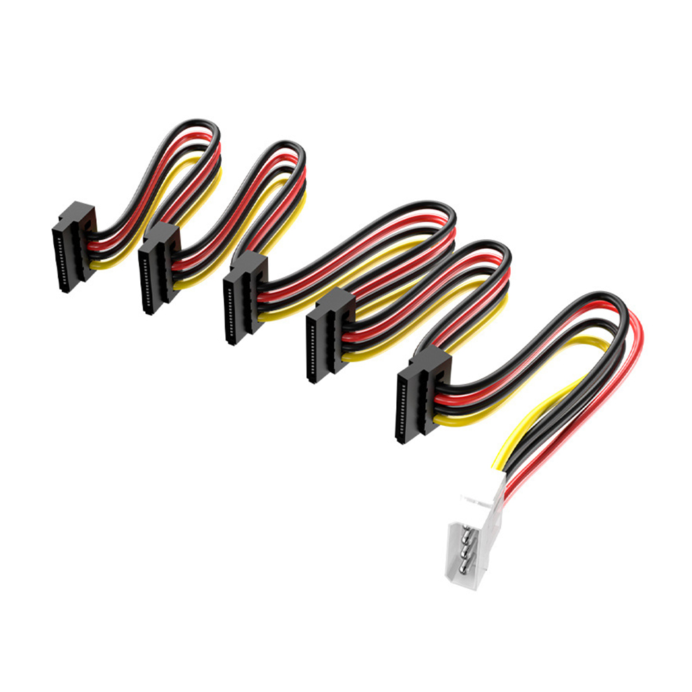 SATA 3.5/2,5 zoll 1 zu 5 SATA Festplatte Netzteil Splitter Kabel 4 Stift zu 15 Stift SATA Energie Adapter für BTC Bergbau Anlage: verrotten