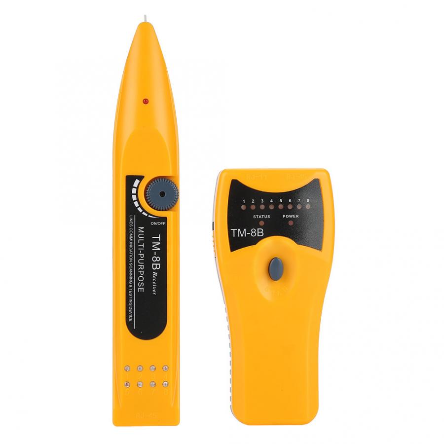 TM-8B Multi-Purpose Network Cable Tester RJ45 RJ11 Wire Telephone Lines Scan .