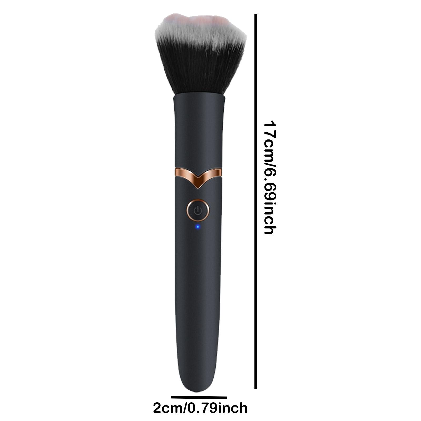 Elektrische Kosmetik Pinsel Foundation Erröten Lose Pulver Pinsel Schönheit Werkzeuge Waschbar Vibration Wiederaufladbare Make-Up Pinsel Werkzeuge