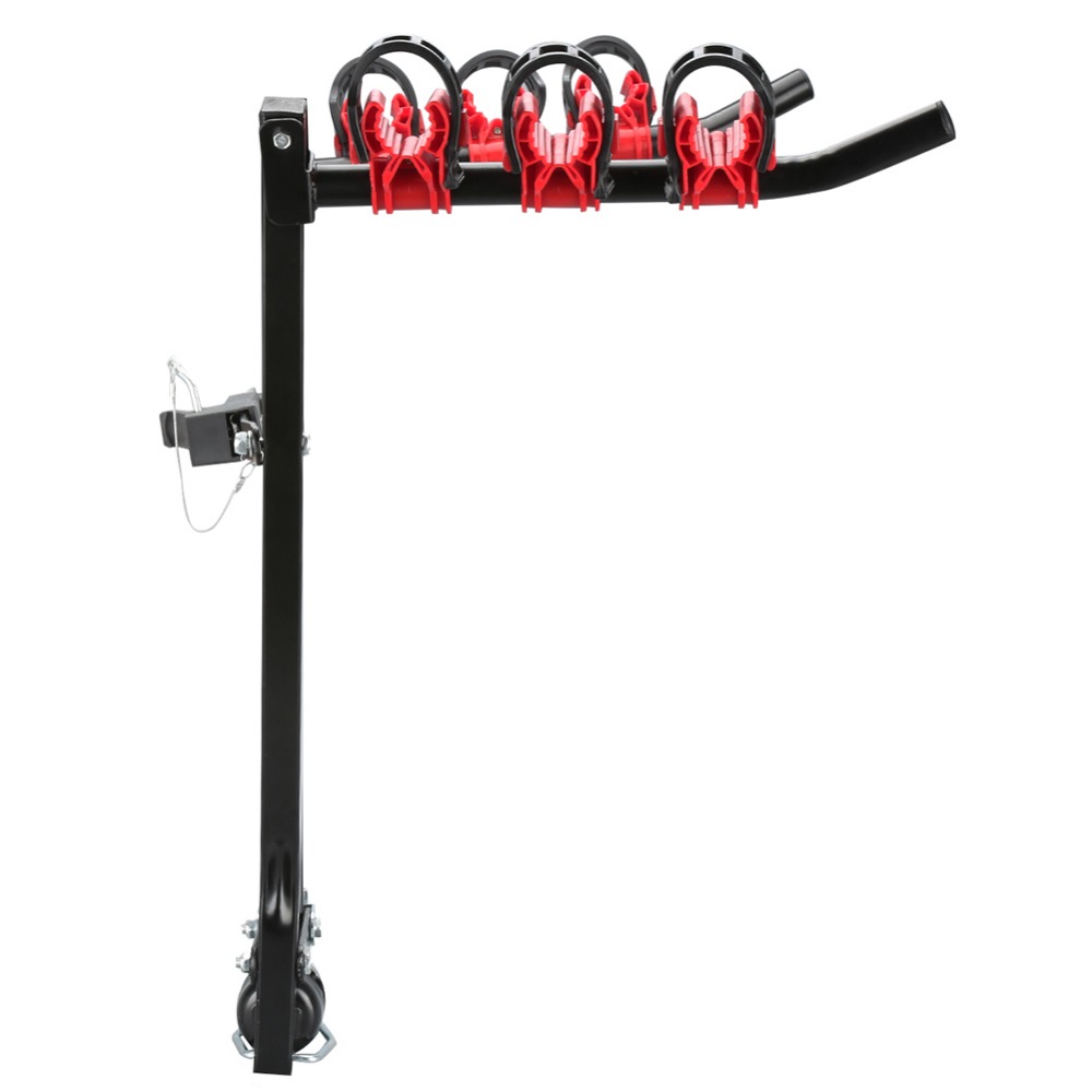V Shape Iron Bicycle Rack 3-Bike Hitch Mount Car Racks Mountain Bike Carrier for Travel