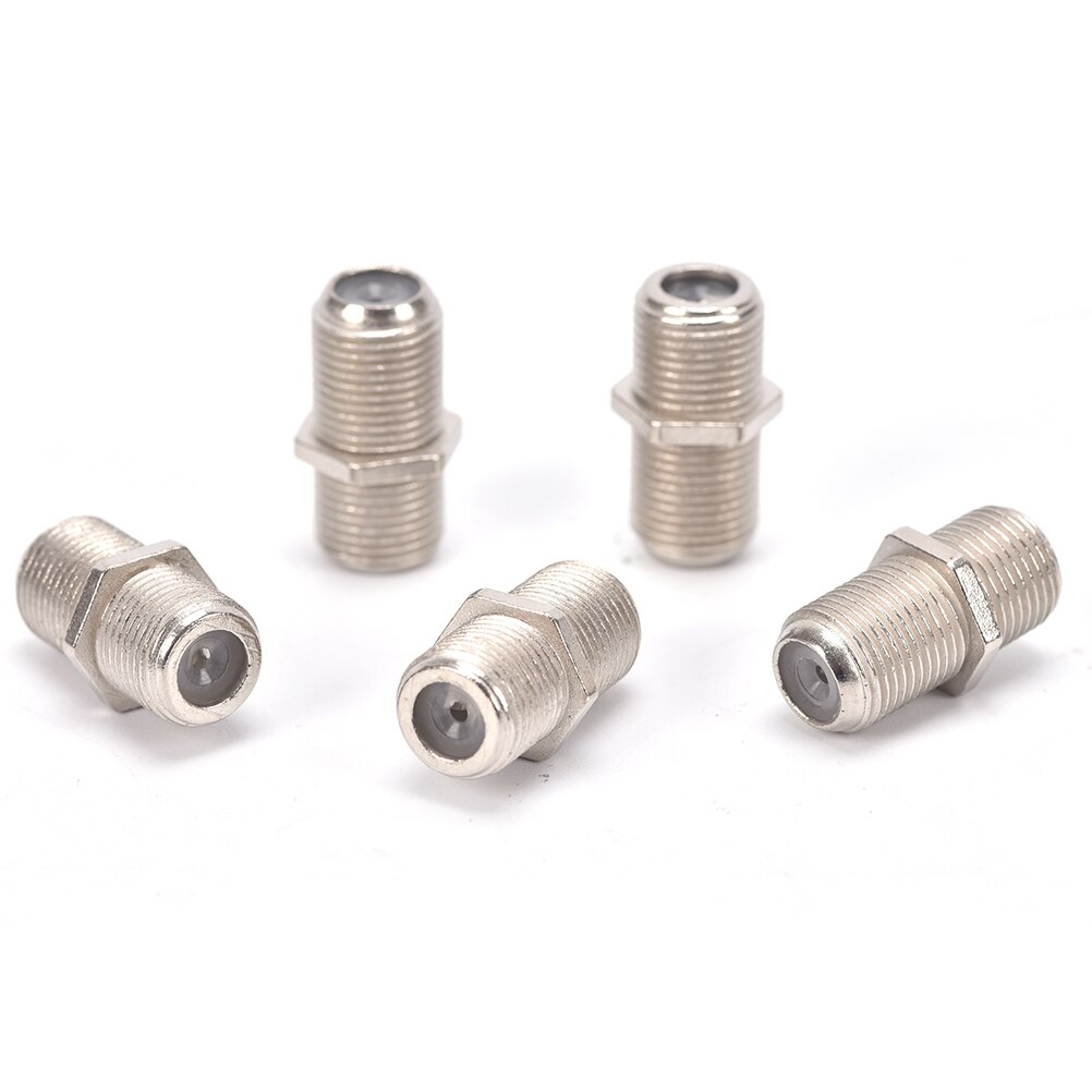 10 Stks/pak F Type Koppeling Adapter Connector Female F/F Jack RG6 Coax Coax Kabel Gebruikt In video