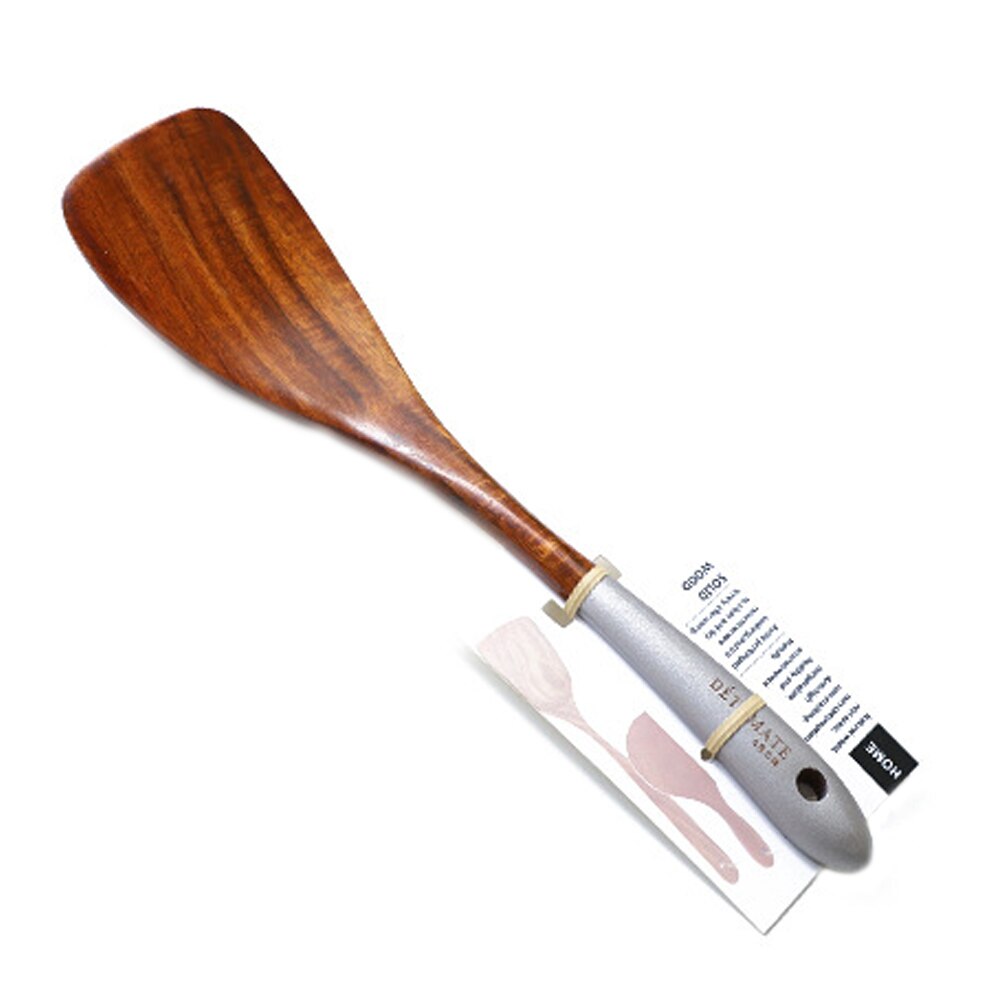 Laca de teca sencilla, utensilios de cocina coloridos, cocina de madera maciza, utensilios domésticos de cocina respetuosos con el medio ambiente: Azul