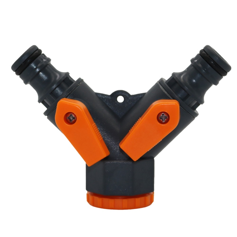 1/2 tommer  til 3/4 tommer y shuntadapter ventil hageslange splitter koblinger kranbryter vanning landbruk rørkobling 1pc