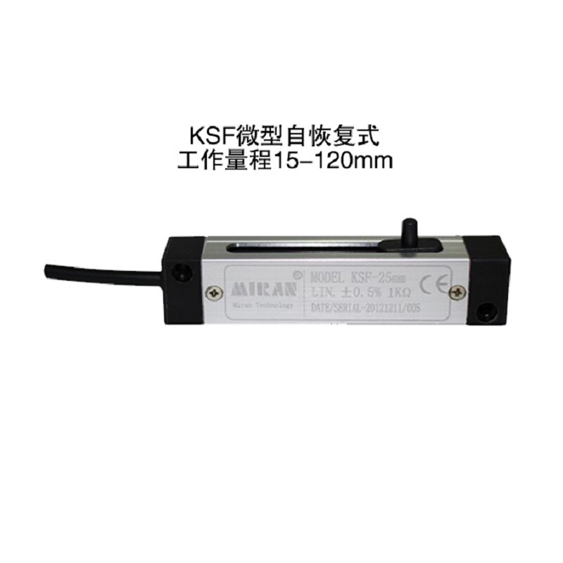 High-precision electronic ruler for miniature slider linear displacement sensor valve