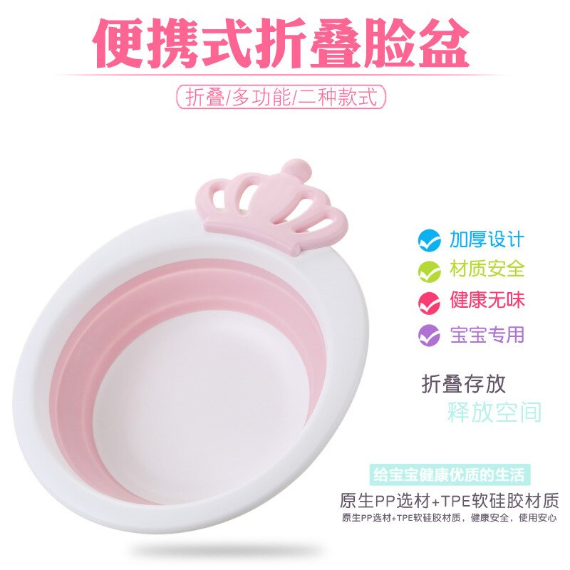 lavabo plegable para niños, para viaje al aire libre, portátil, lavabo plegable