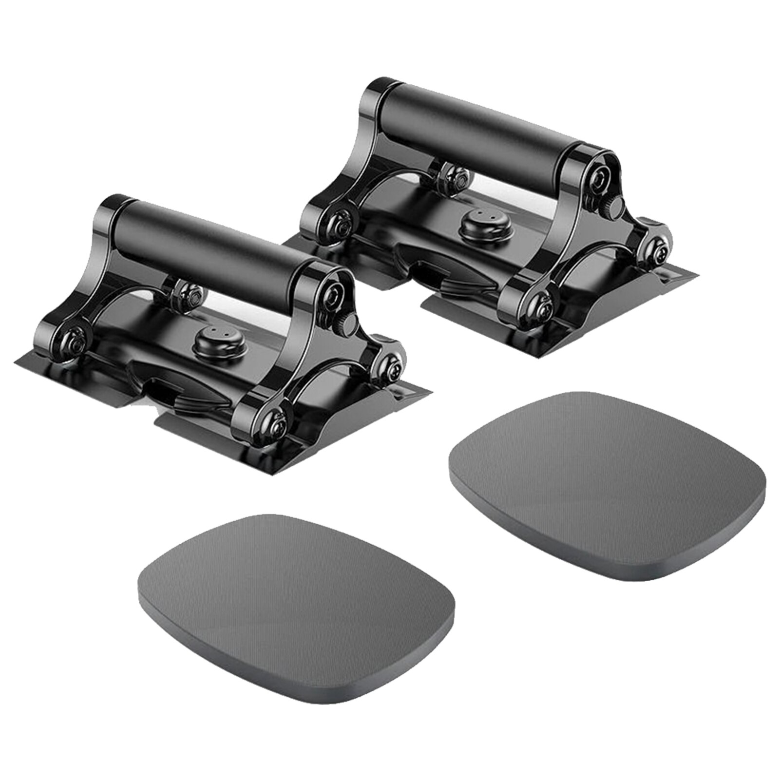 2pcs 3 In1 Push Up Grips Gym Exercise Fitness Equipments Home Easy Install For Muscle Training Unisex Foam Grip
