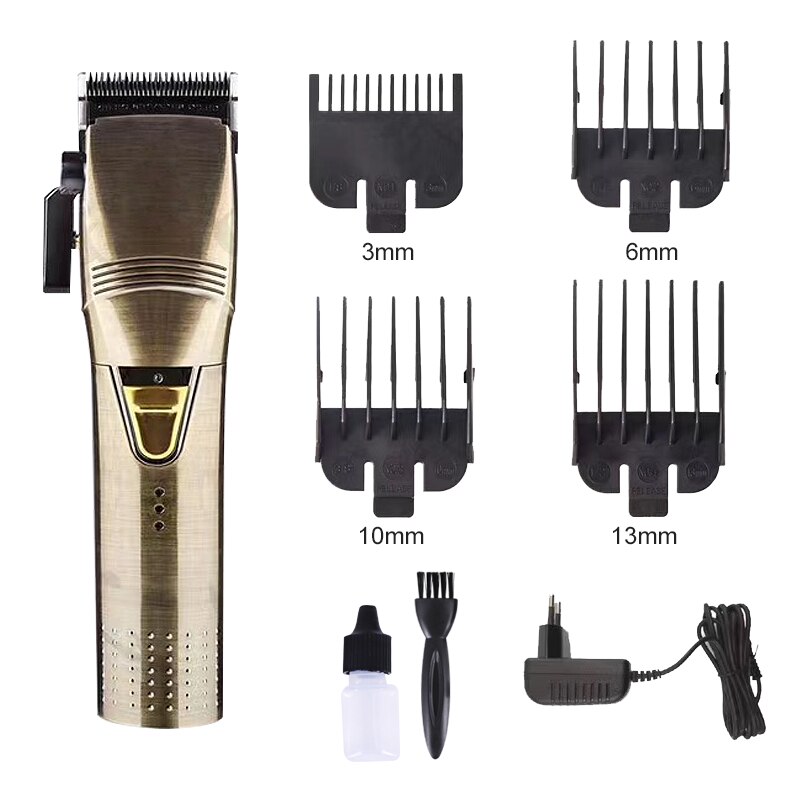 Tondeuse à cheveux numérique sans fil pour hommes, zero-gappedbarbarshop, tondeuse à cheveux Rechargeable, coupe à ras 0mm, t-blade, outliner pour tête chauve