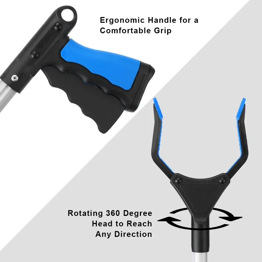 Foldable Gripper Extender Hand Tools Litter Reachers Pickers Collapsible Garbage Grabber Pick Up Tools Elderly Grabbing Tool