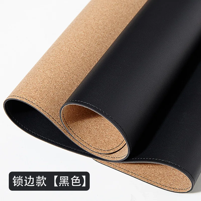 2024New office Mouse Pad 90x45/80x40cm PC Mousepad XXL Computer Waterproof Table Pad PU Leather Large Desk Mat Double-sided: XS / SKY BLUE