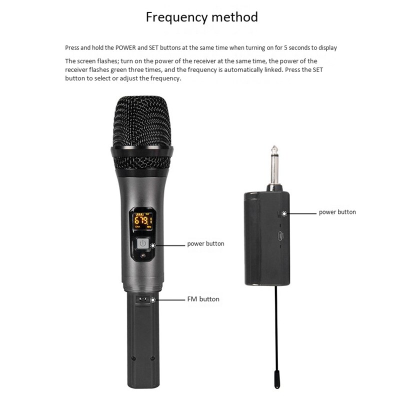 X187 Universal Microphone Wireless Microphone U-Section OUtdoor Conference Home o Card Live Karaoke