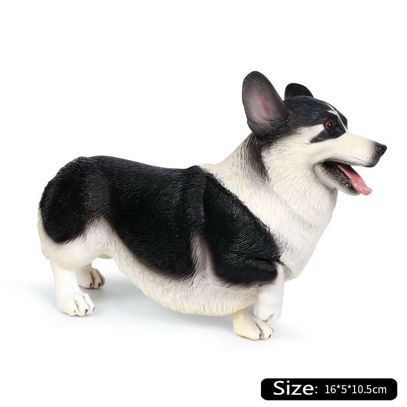 Simulation Fighter Bull Terrier Dog Pet Animal Figure Model Toy Collector Decor Educational Toys Decoration Kid Birthday: M-824