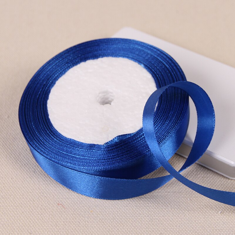 6mm 10mm 15mm 20mm 25mm 40mm 50mm Royal Blue Silk Satin Ribbons DIY Crafts Supplies Wedding Decoration Wrapping Ribbons: 15mm