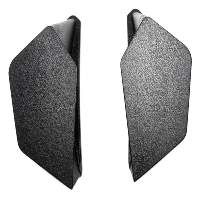 Motorcycle Front Fairing Dynamic Wing Kit Universal Spoiler Downforce Side Fairing Fin for Motorcycle Scooter Black: Default Title