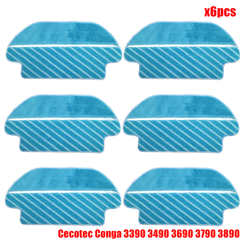 Pour Cecotec Conga 3290 3390 3490 3590 3690 3790 3890 aspirateur vitale Ultra titane filtre Hepa brosse principale pièces en tissu de vadrouille: Orange