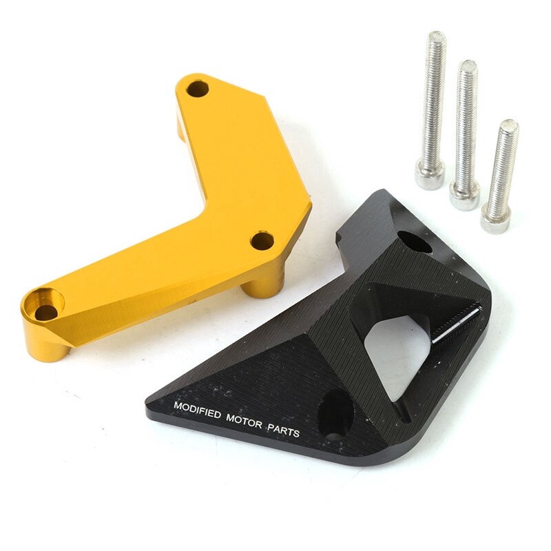 Bdj til kawasaki  z1000 z1000sx modificeret dmv dæksel anti-fald beskyttelse blok motor guard case skyder beskytter: Guld