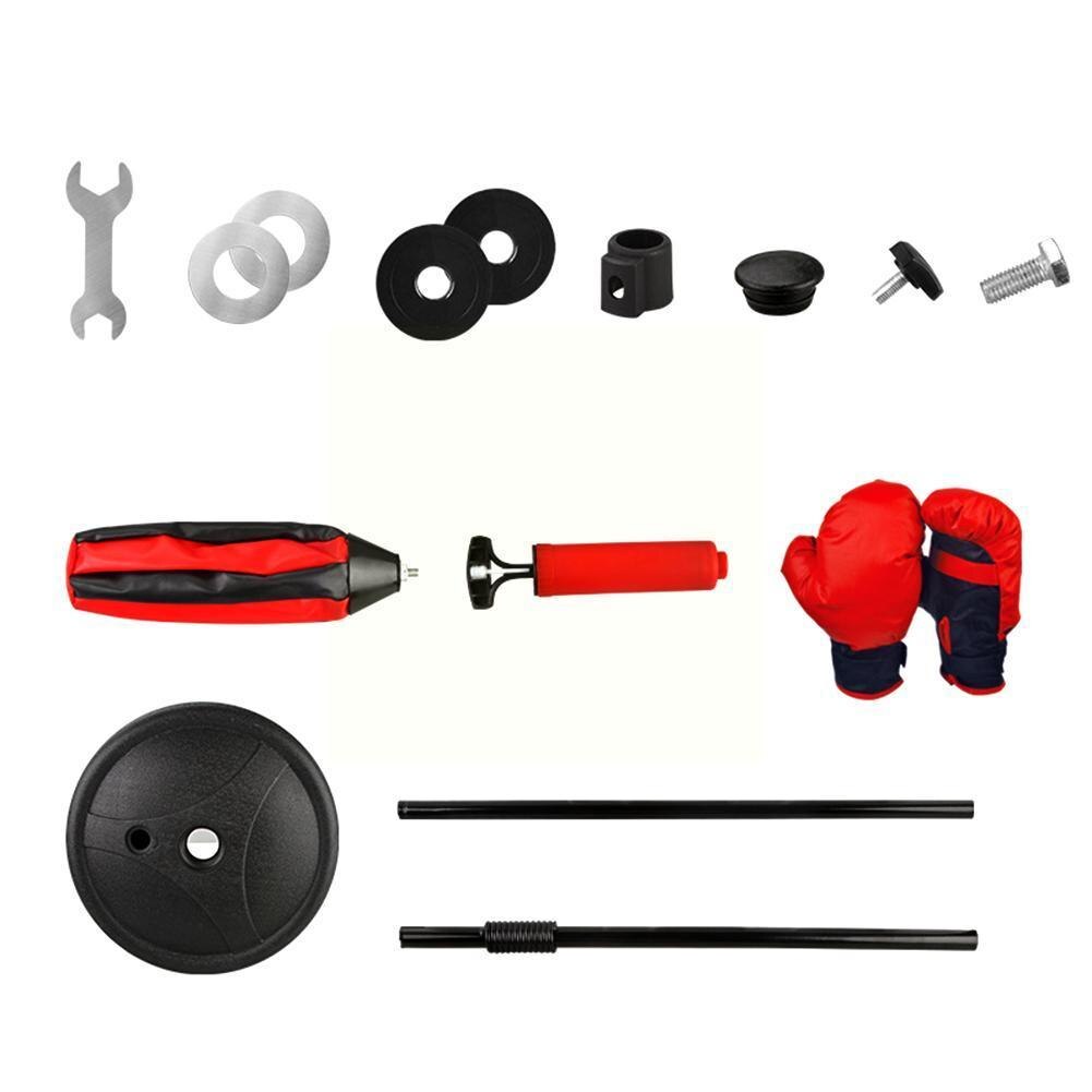 Children Training Boxing Ball Heavy Stand Punching Target Punch Bag Response Boxing Adjustable Height Durable 70-105cm Spee U0g7