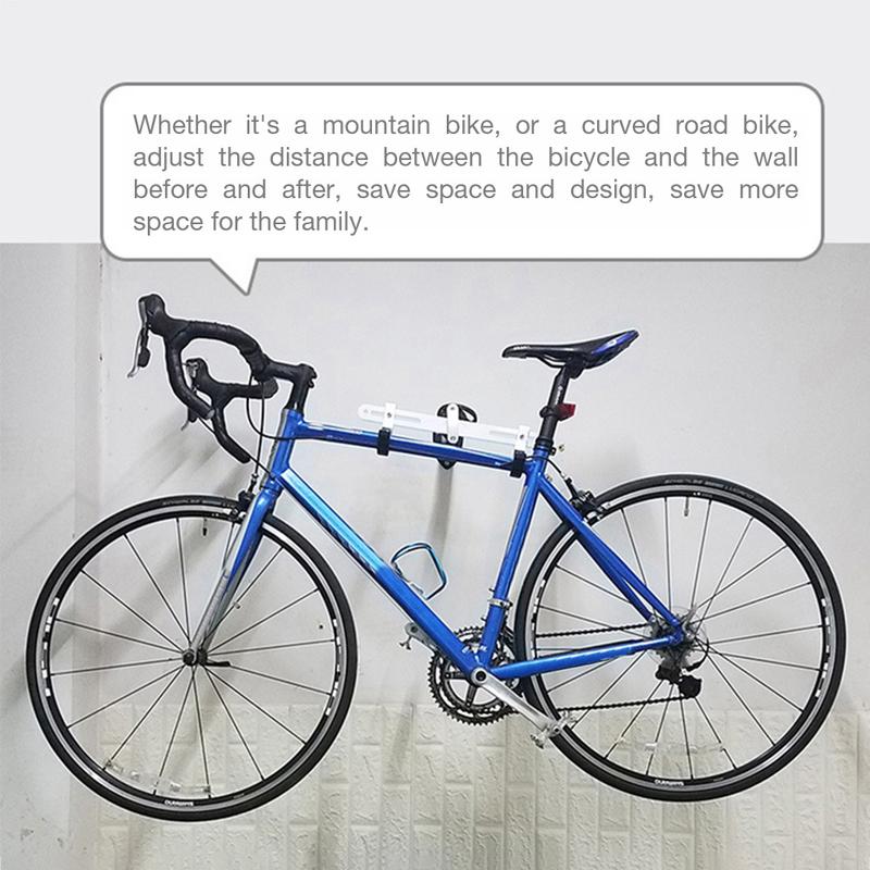 Bicycle Rack Garage Wall Mounted Bike Hanger Storage For Indoor Easily Hang Children Balance Bike Adjustable Trailer Frame