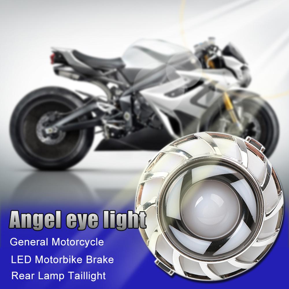 Luces estroboscópicas universales para motocicleta, luz LED trasera de freno, luz Flash