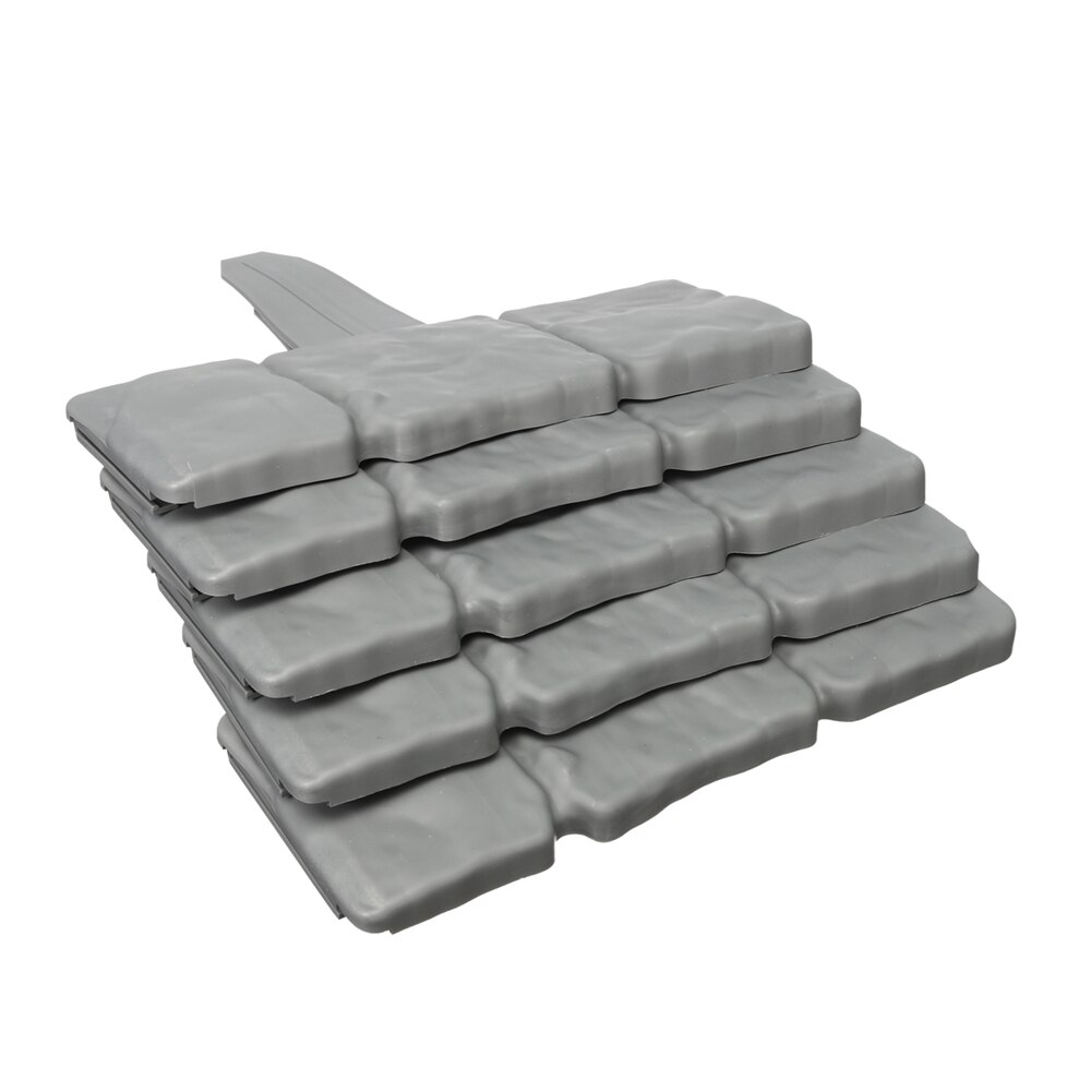 10X maison jardin bordure plastique clôture pierre effet pelouse cour fleur plante bordure