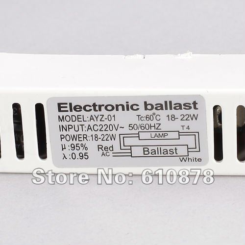 18-22w ac220v t4 lysrör glödlampa elektronisk ballast för strålkastare av  t4 raka lysrör