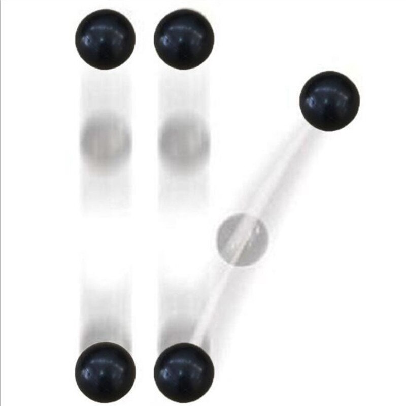 Mental Power Test Ball Bounce No Bounce Ball Close Up Magic Trick Mentalism Props Comedy Joke Fun