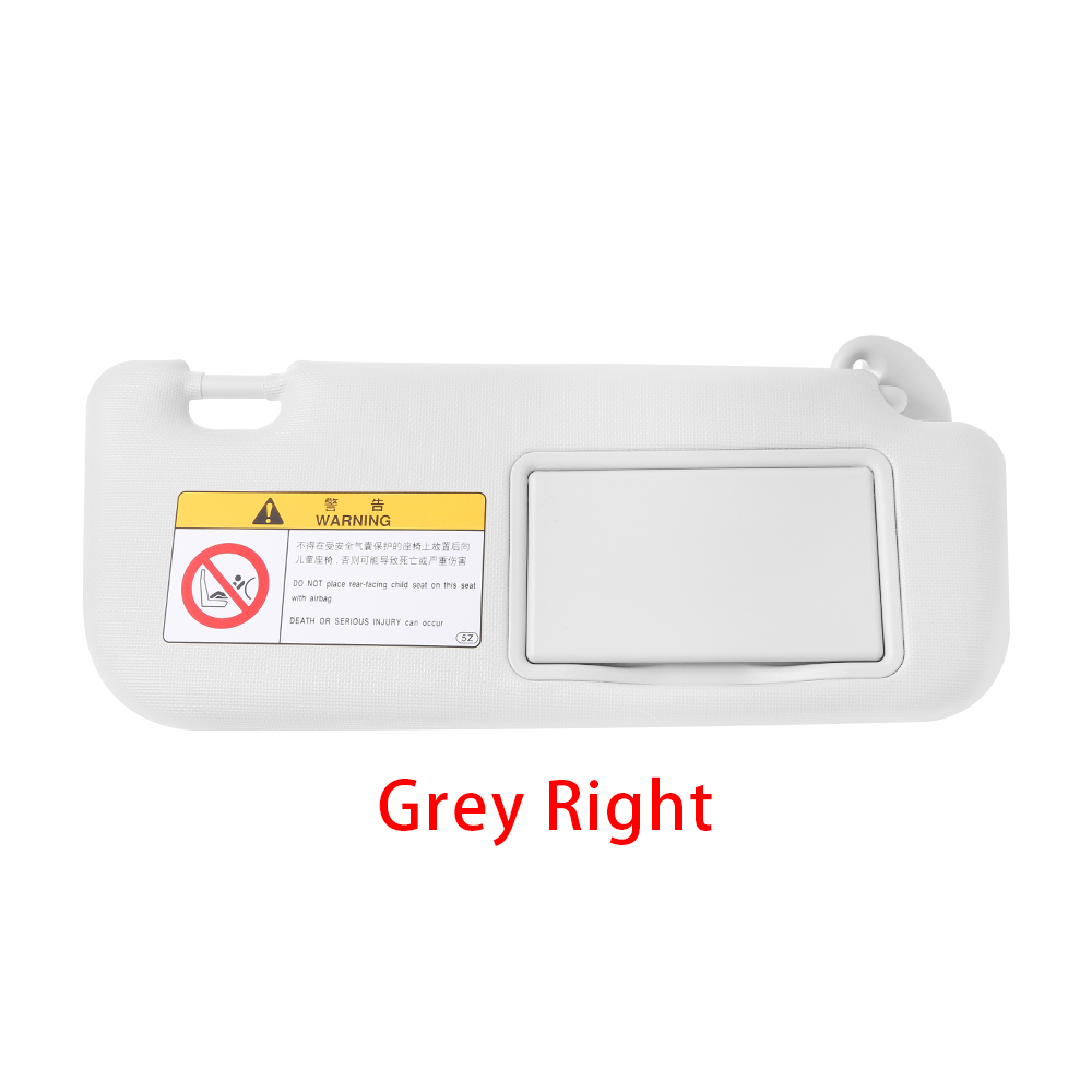 Rijpositie Cover Links Auto Zonneklep Voorruit Binnenspiegel: GRIJS