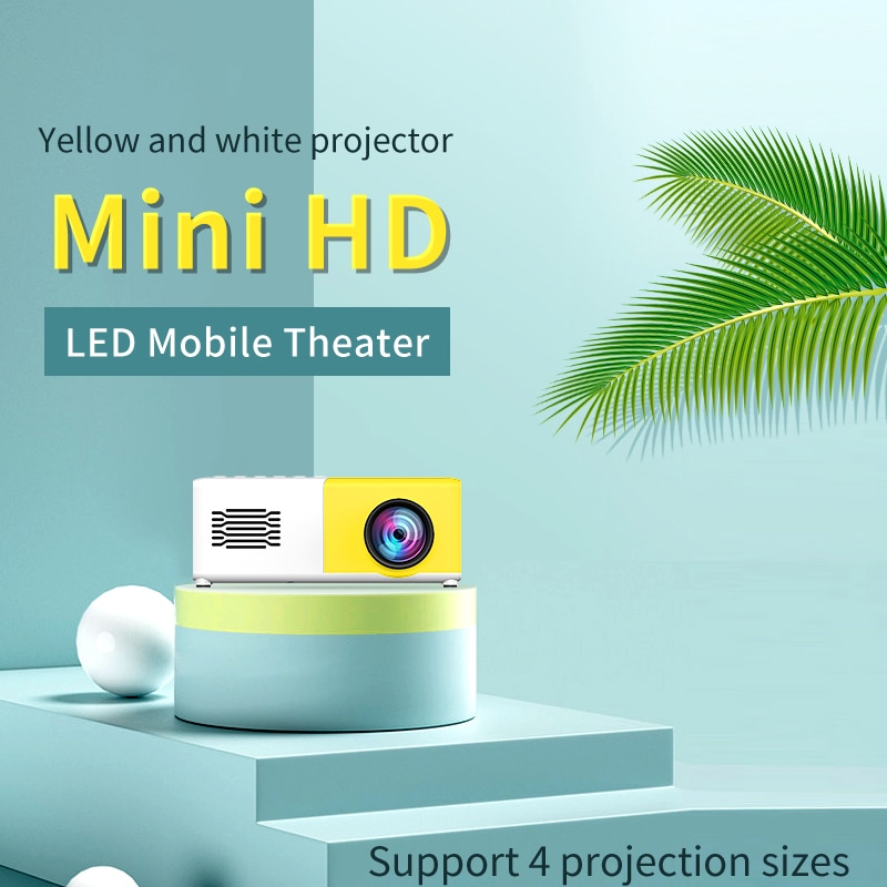 1080P Hd Mini Led Projector Home Multimedia Cinema Theater Hdmi Vga Av Usb Dvd Projectoren Mini Projector Voor Mobiele