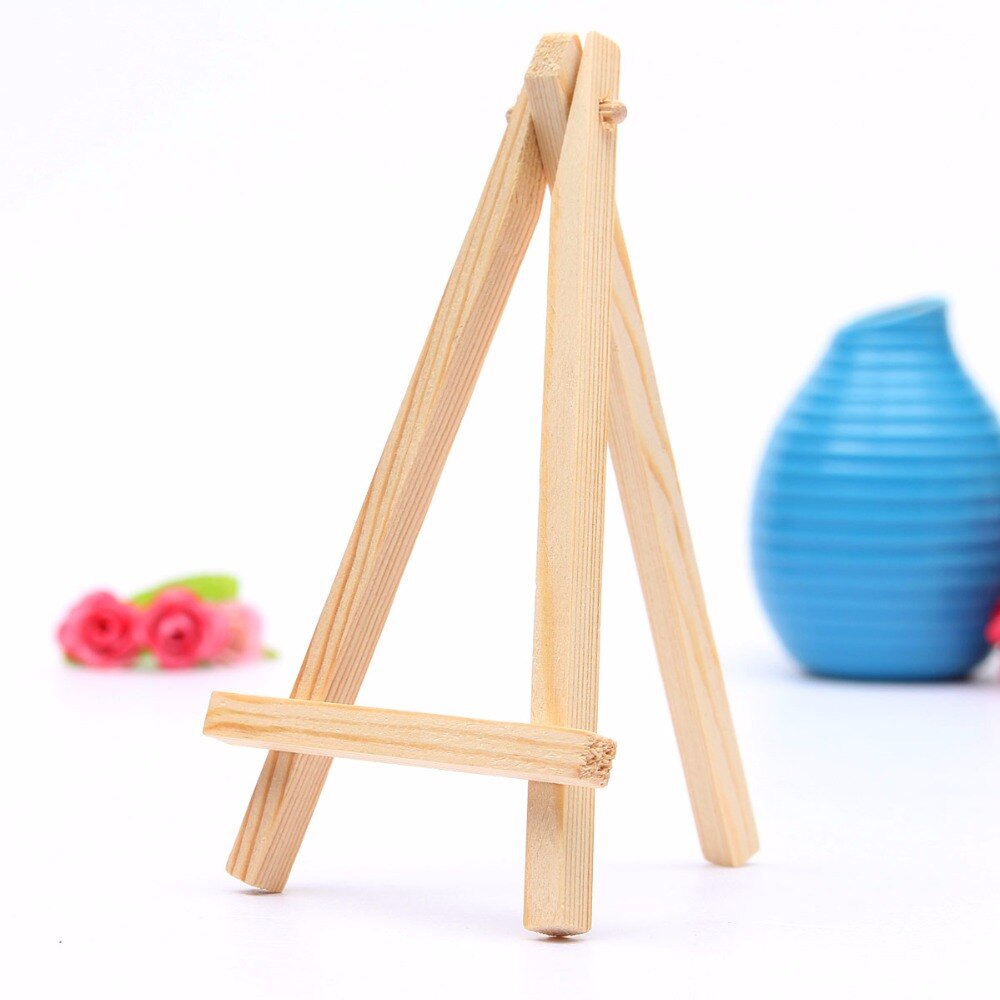 45/90pcs Kids Mini Wooden Easel Art Painting Card Stand Display Holder Drawing for School Student Artist Supplies 15x8cm