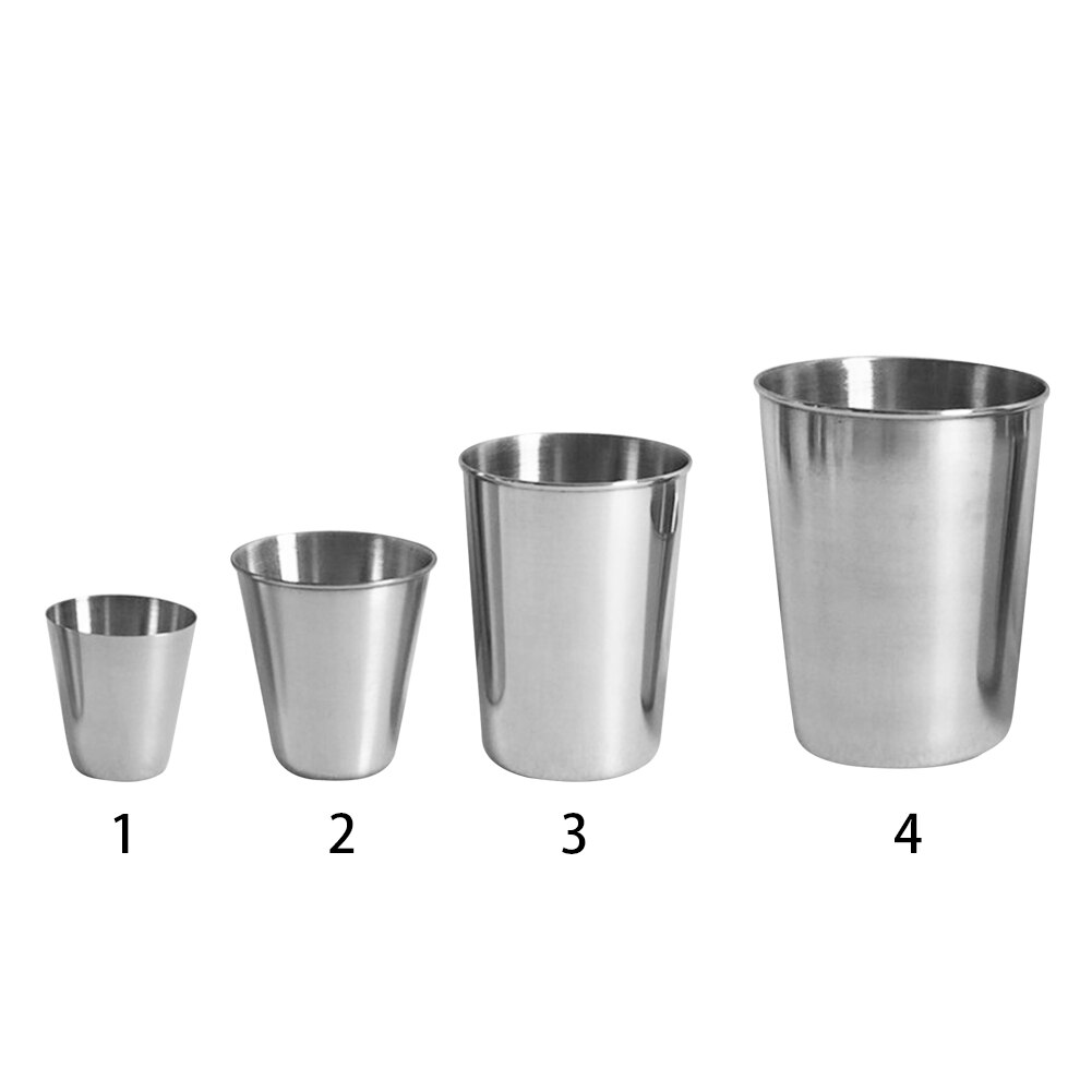 Stackable Juice Coffee Tea Stainless Steel Beer Cup Pint Water Unbreakable Drinking Mug