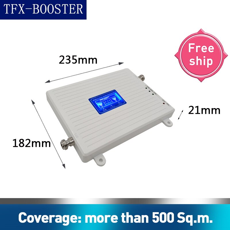 TFX-BOOSTER Gsm 900 Lte 1800 Mhz Mobiele Signaal Repeater 23dBm 70dB Gain 2G Gsm 4G Lte Cellulaire Booster versterker 2G 4G Antenne