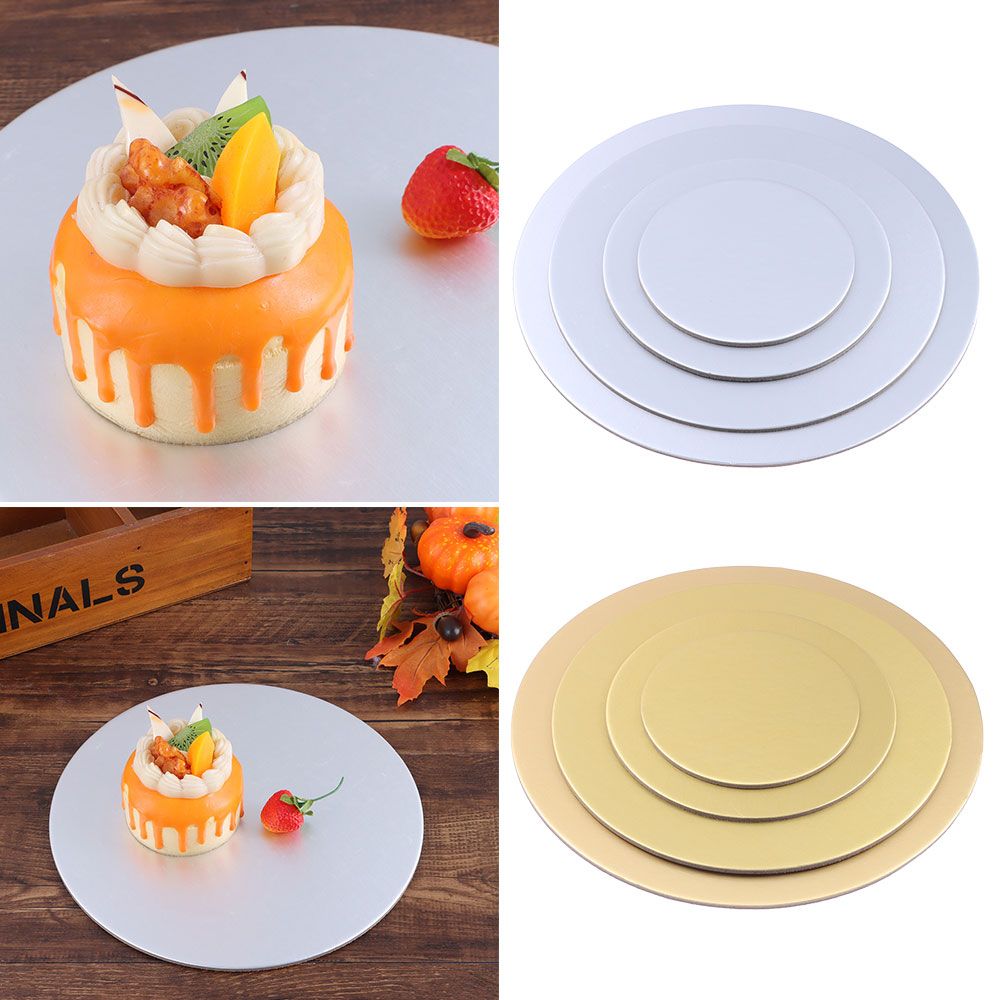 10pcs Diameter 12/16/22/26cm Round Cake Boards Set Cakeboard Base Disposable Paper Cupcake Dessert Tray Cake Tools