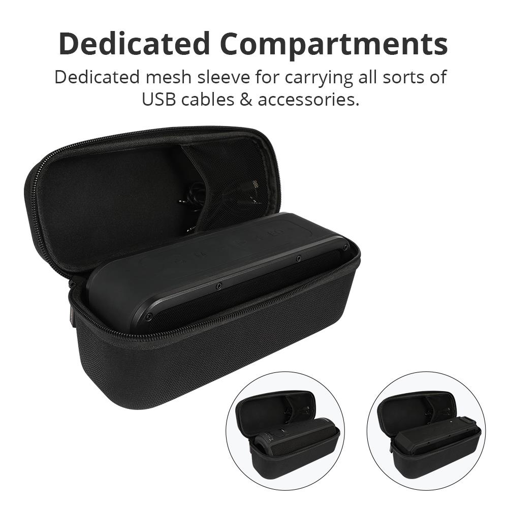 Original tronsmart força transportando caso portátil alto-falante bolsa de viagem capa para tronsmart força, força +, t6 plus alto falantes bluetooth